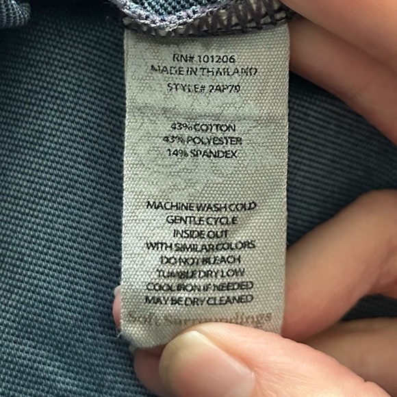 Soft Surroundings‎ Pull On Denim Crop Pants Sz XL - Picture 11 of 11